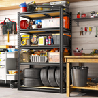 Estante Metálica Ajustável de 5 Níveis (Capacidade de 915 kg) – FlexiRack™